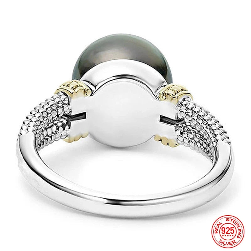 925 Silver Pearl Ring For Women