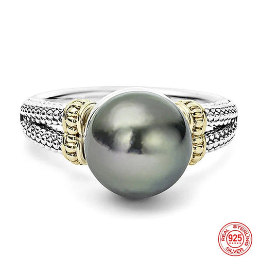 925 Silver Pearl Ring For Women