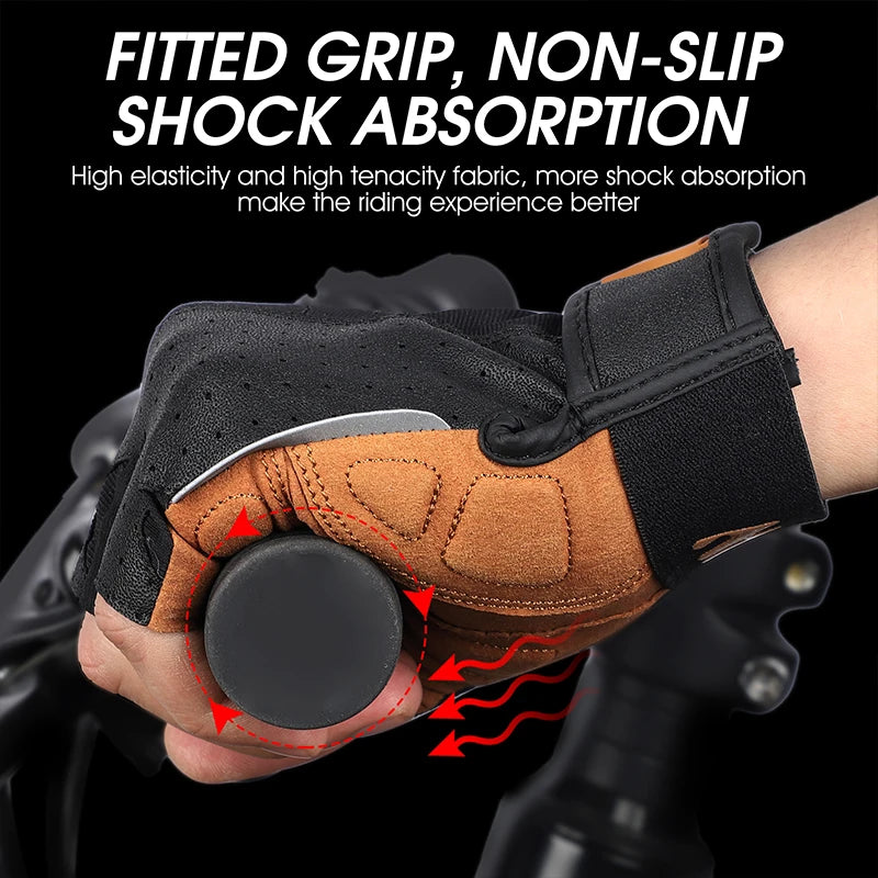 Cycling Gloves Shockproof Wear Resistant Breathable Anti-Slip