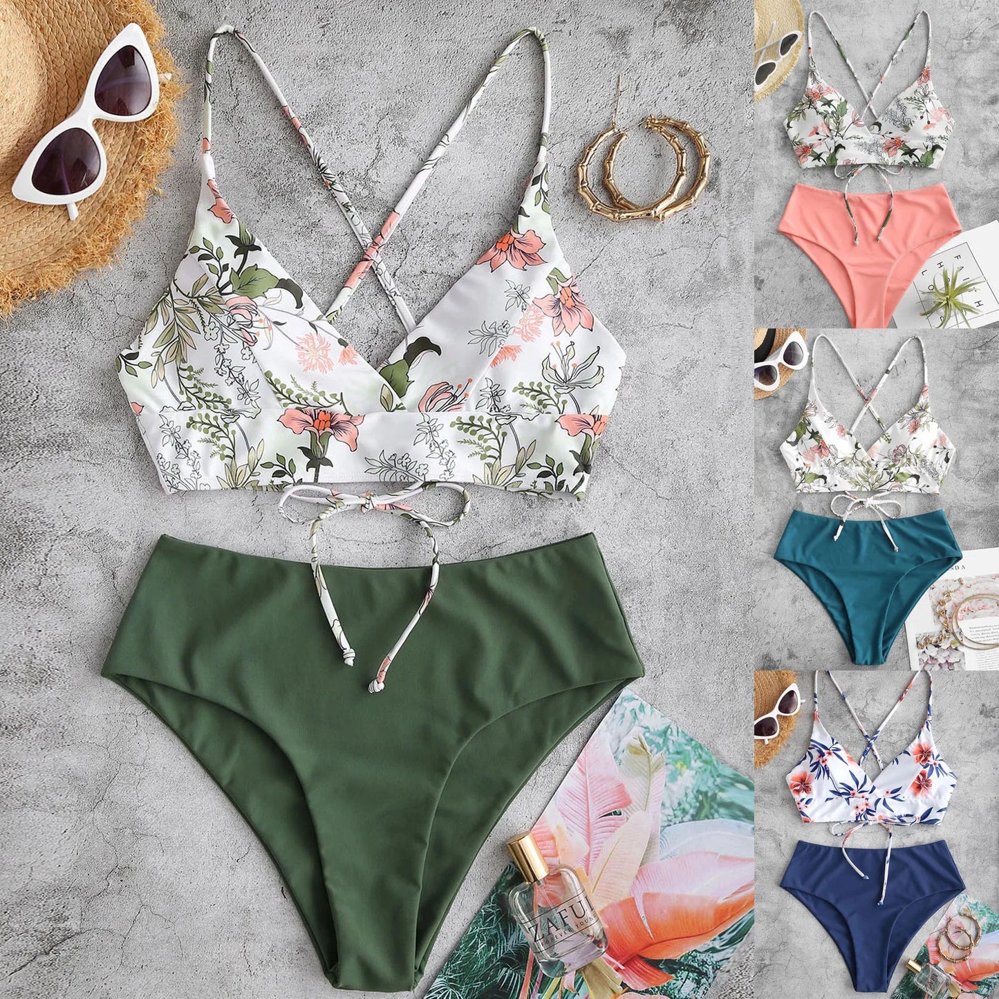 Floral Bikini Set for Women