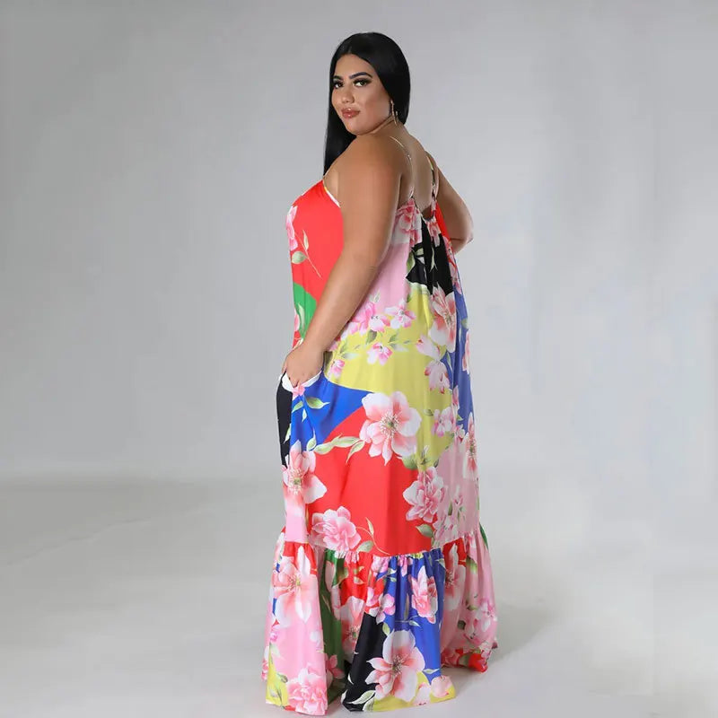 Ladies Plus Size Maxi Dress