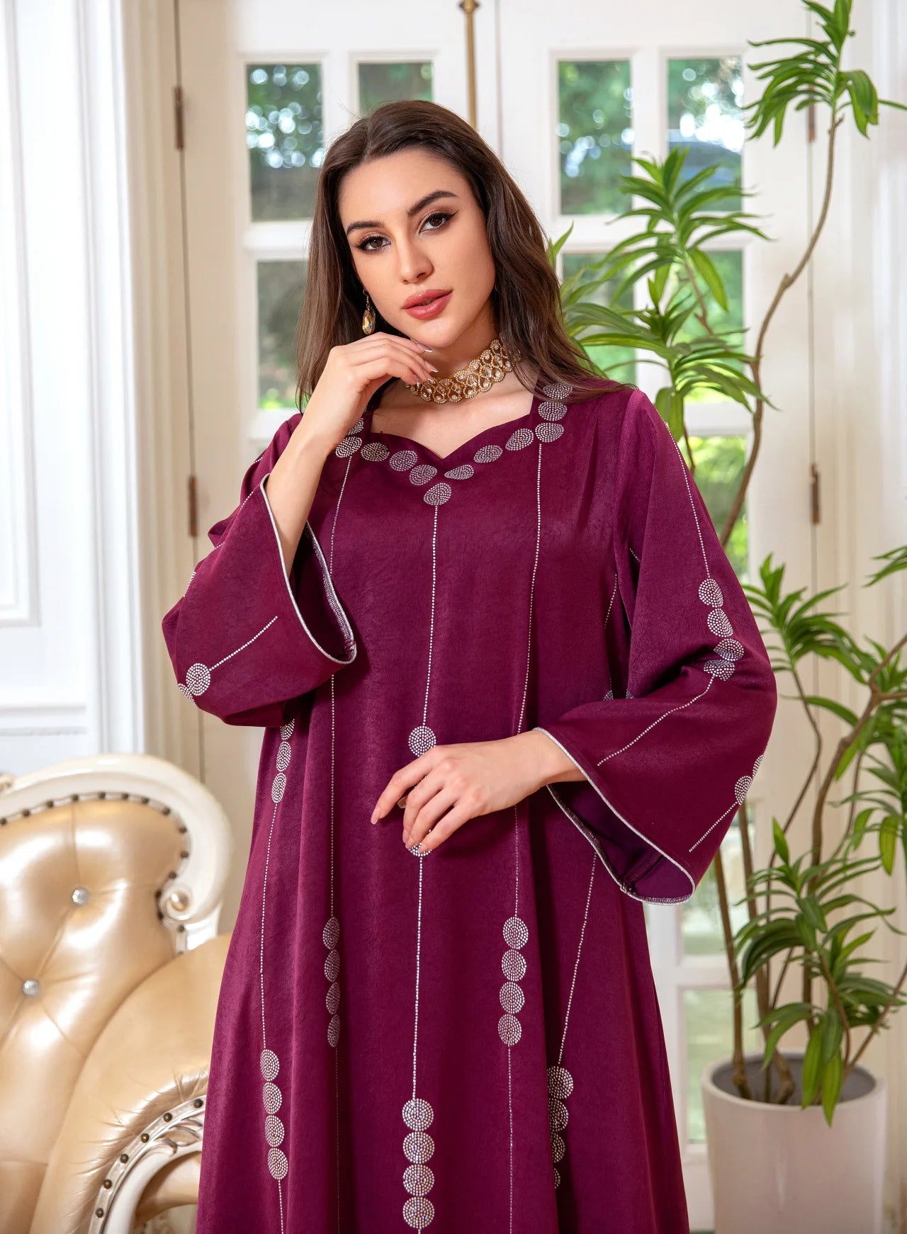 Women's Satin Abaya