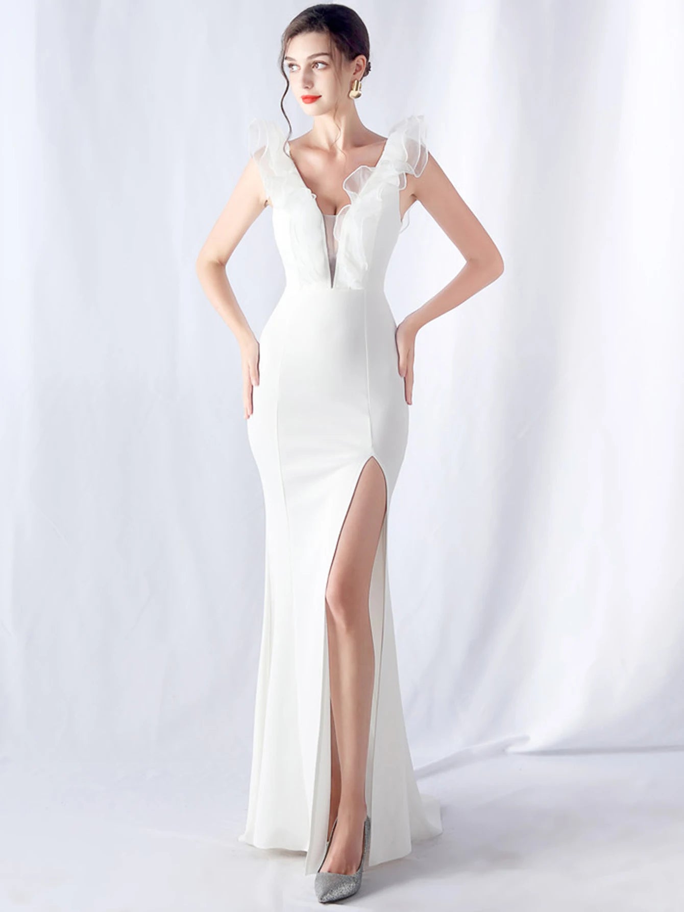 Women's Mesh Evening Dress