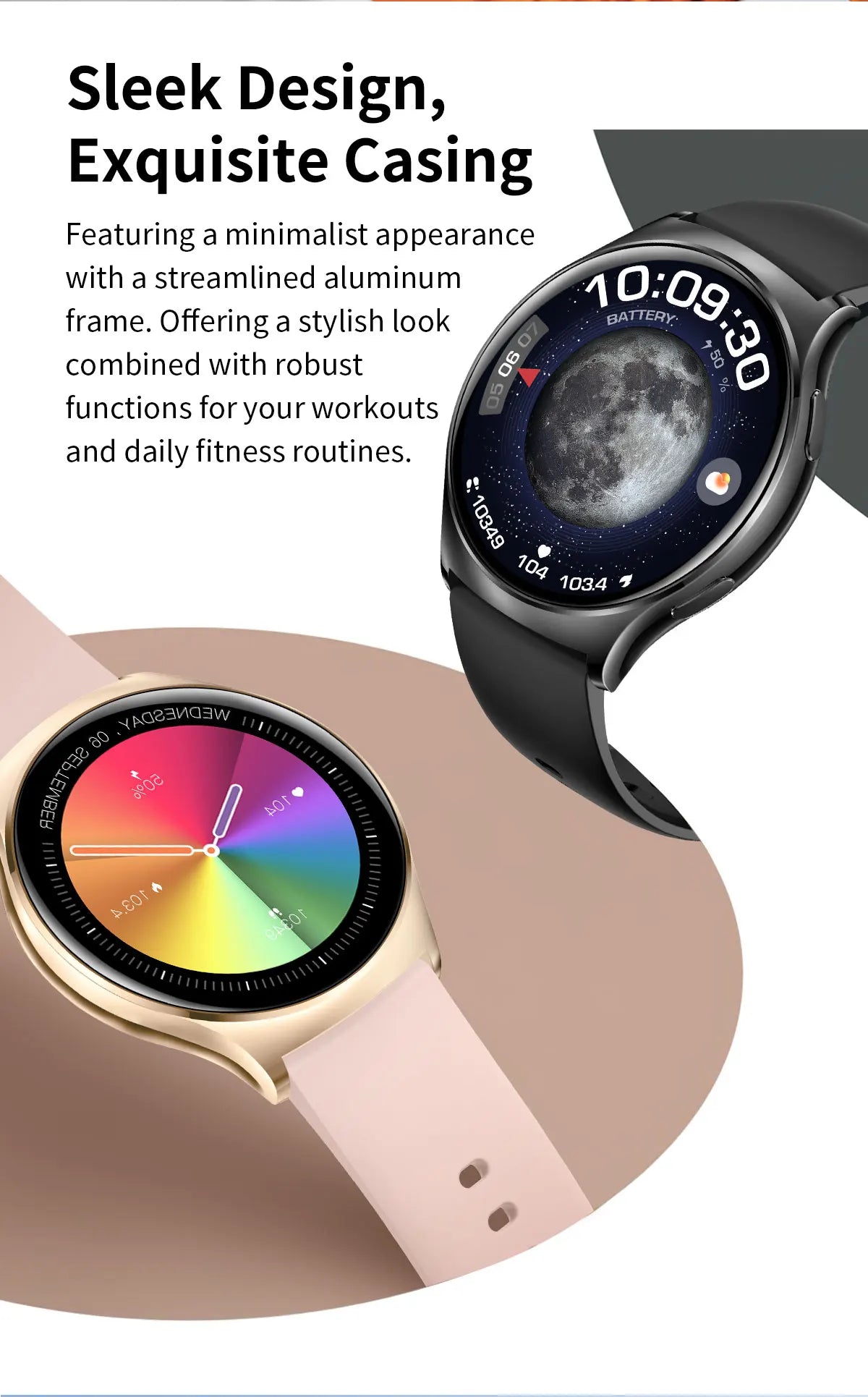 LIGE AMOLED Smartwatch