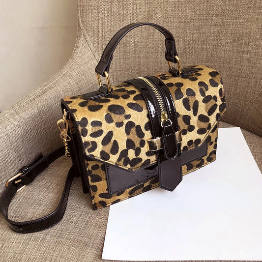 Women's Leopard Crossbody Bag