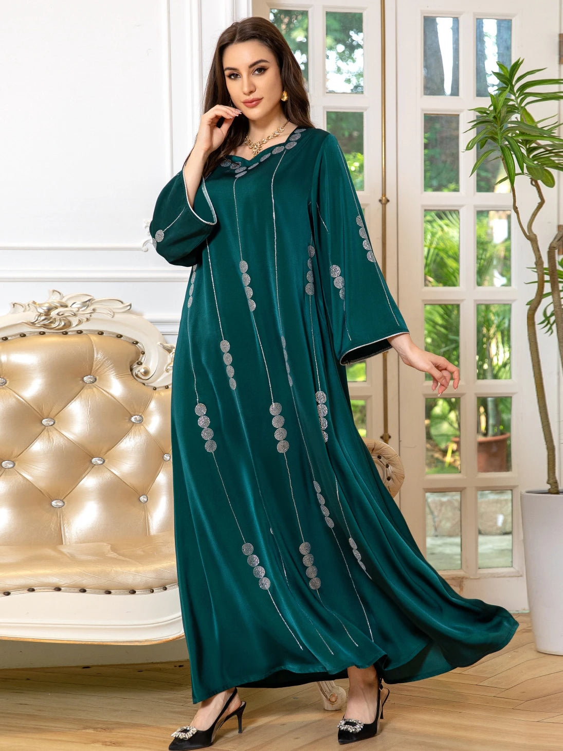 Women's Satin Abaya