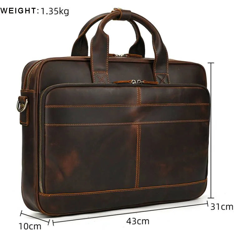 Genuine Leather Laptop Bag