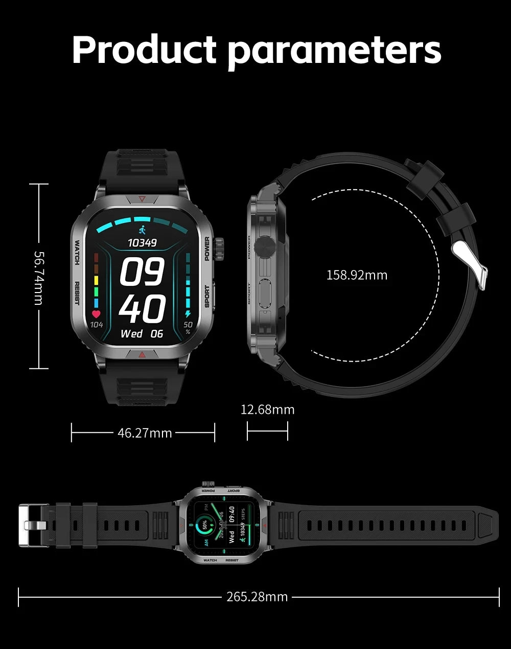 Redmi Note 13 Pro 12 Smartwatch