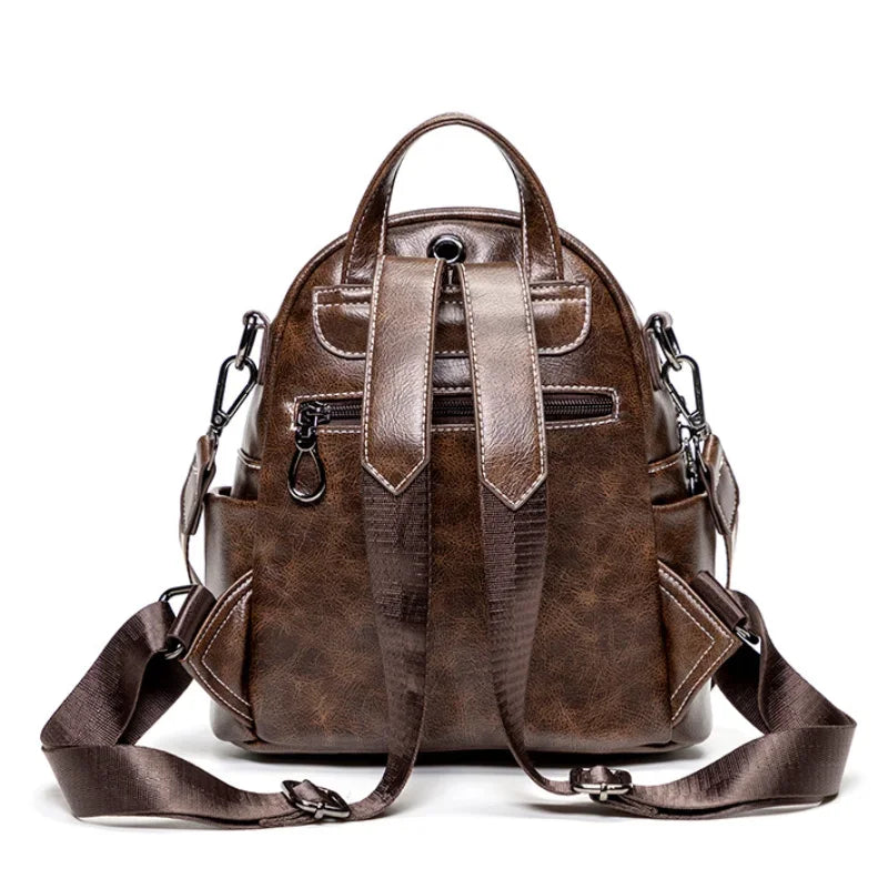 Genuine Leather Backpack for Women