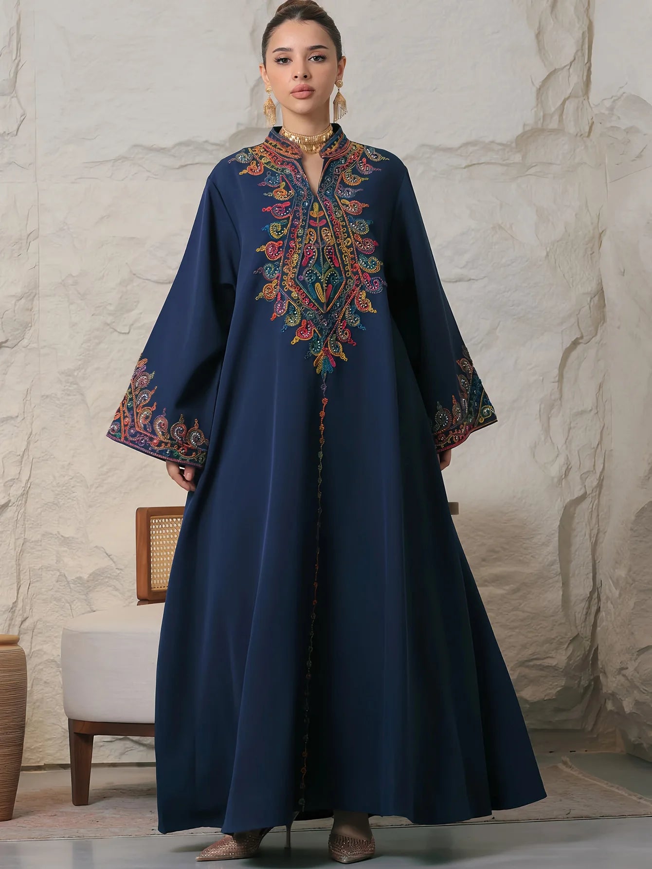 Women's Embroidered Kaftan