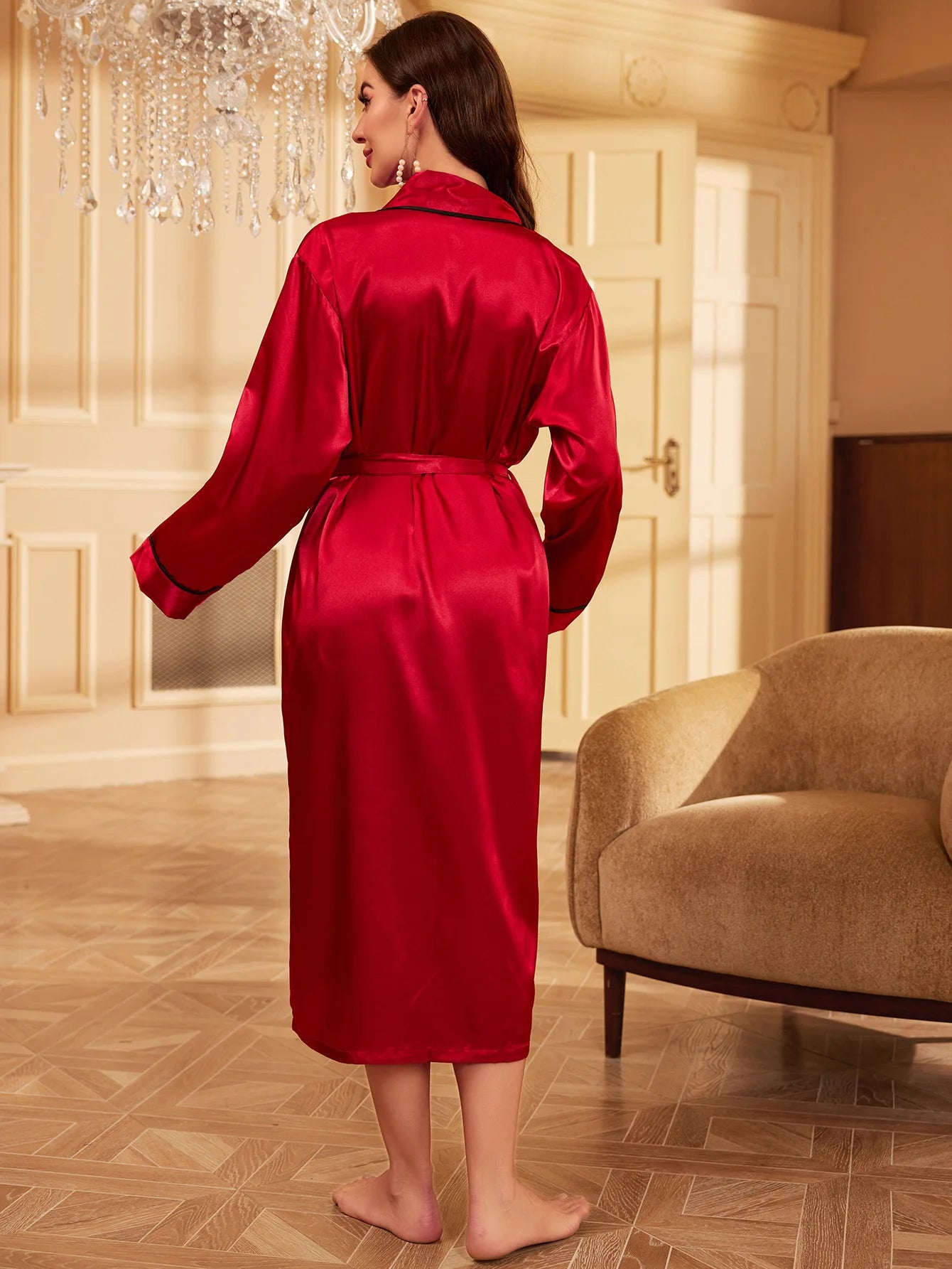 Women's Satin Robe