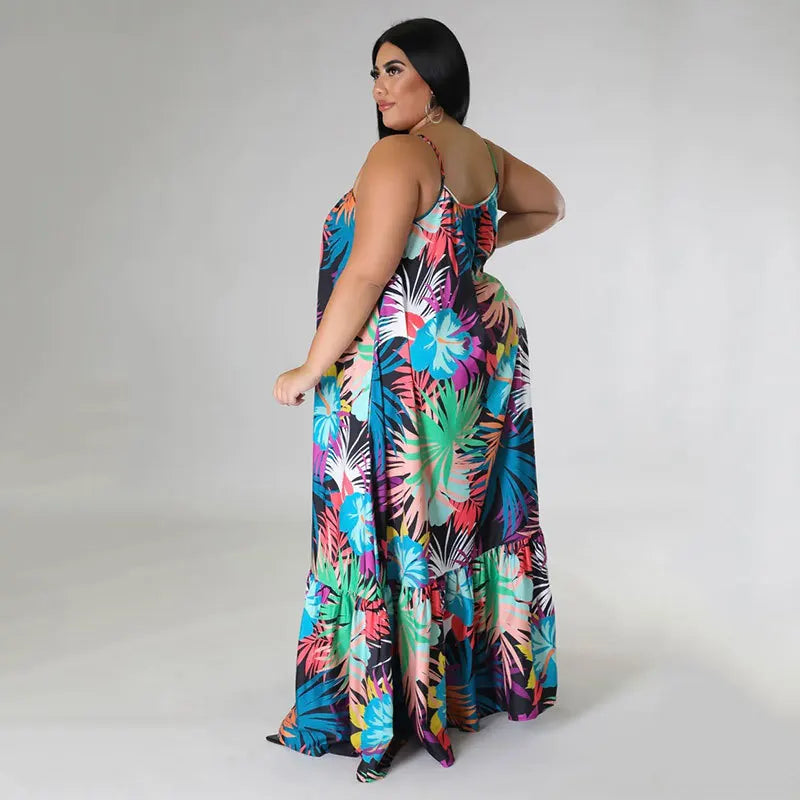 Ladies Plus Size Maxi Dress