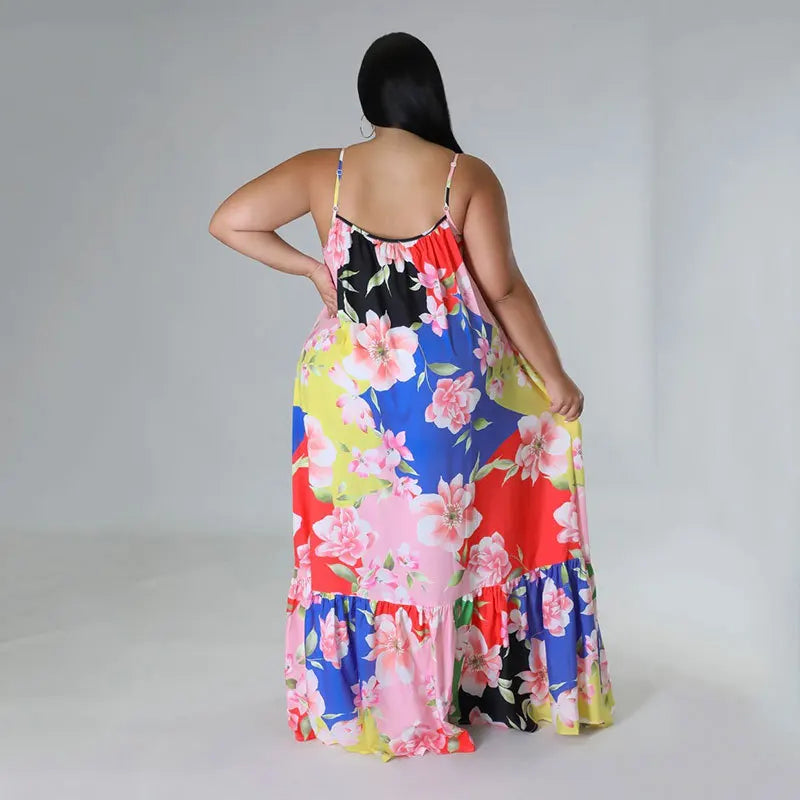 Ladies Plus Size Maxi Dress