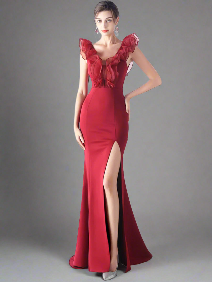 Women's Mesh Evening Dress