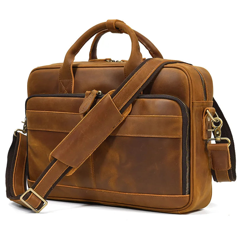 Genuine Leather Laptop Bag