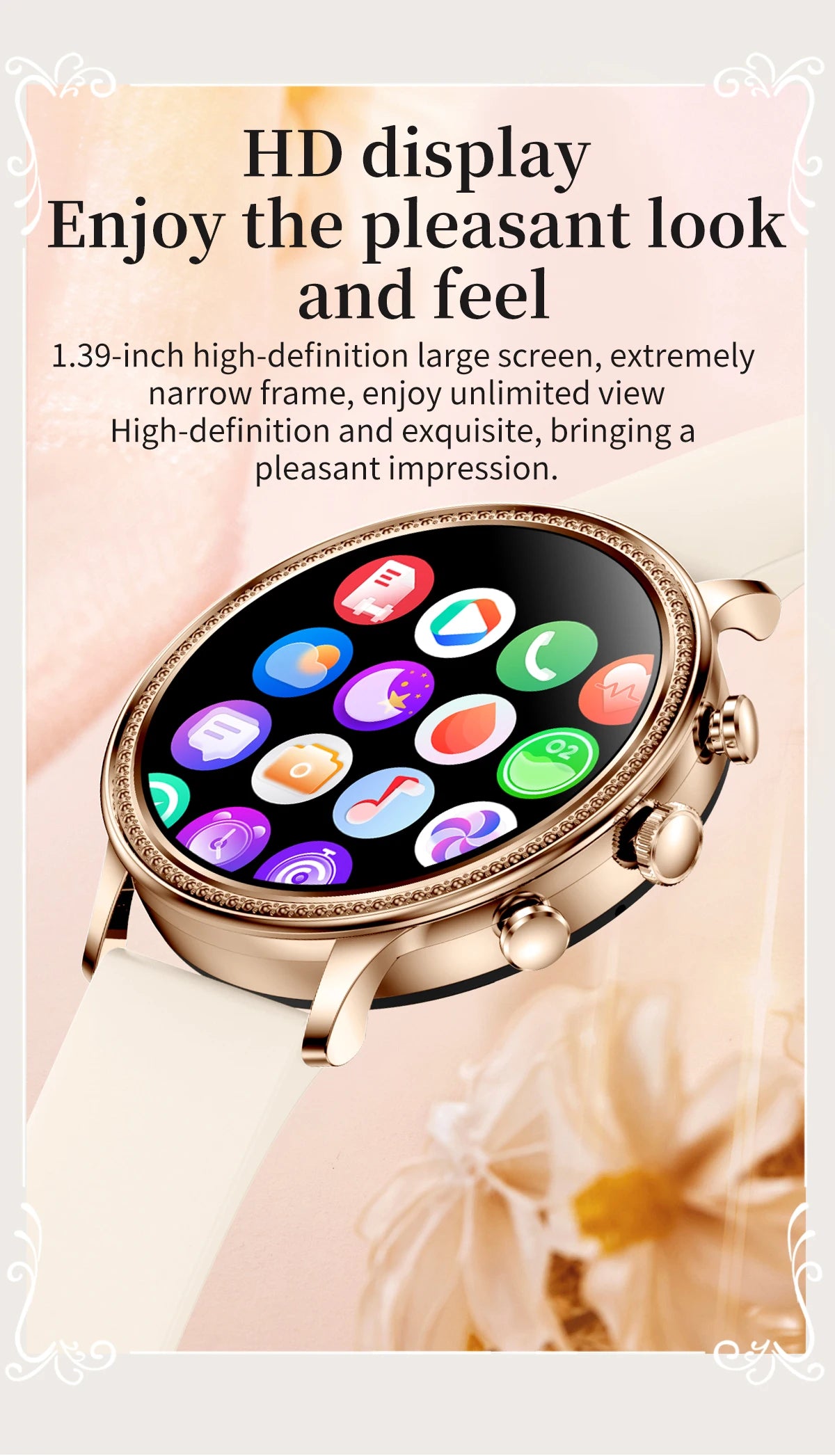 LIGE Women's Luxury Smartwatch