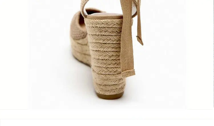 Women's Woven Wedge Heel Sandals