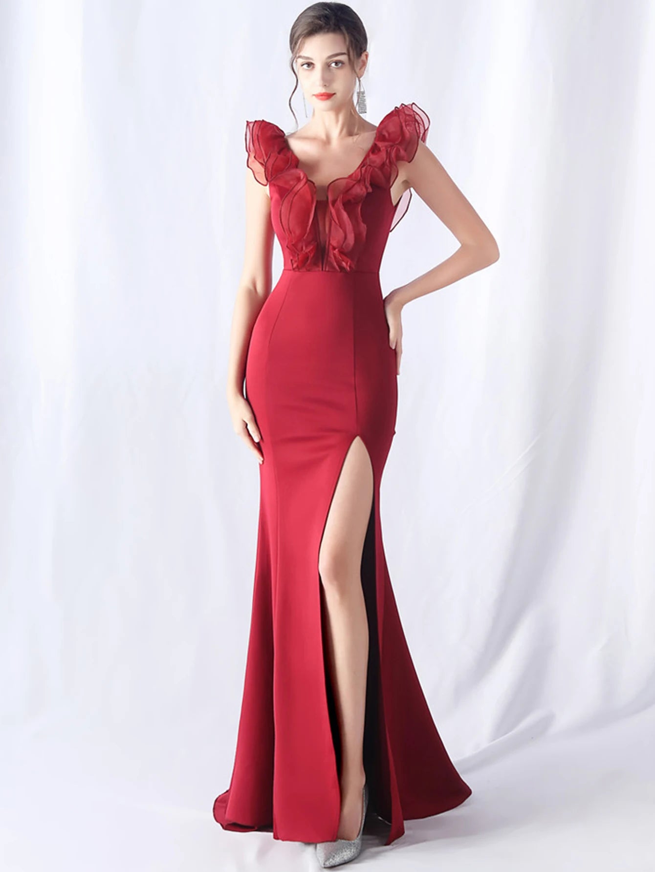 Women's Mesh Evening Dress