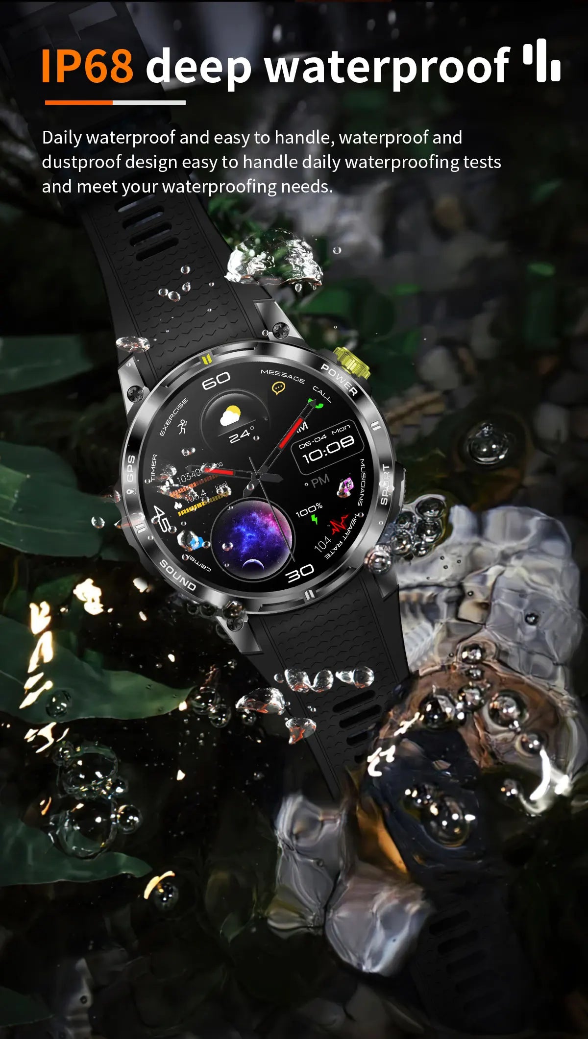 LIGE Men's Smartwatch