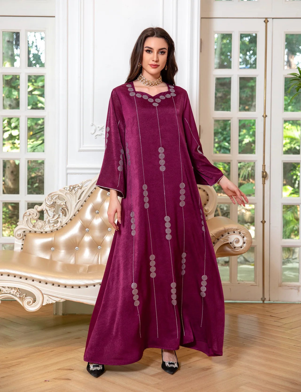 Women's Satin Abaya