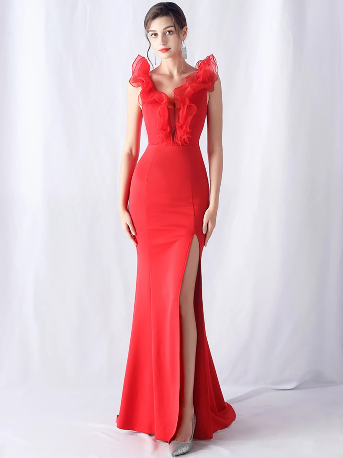 Women's Mesh Evening Dress