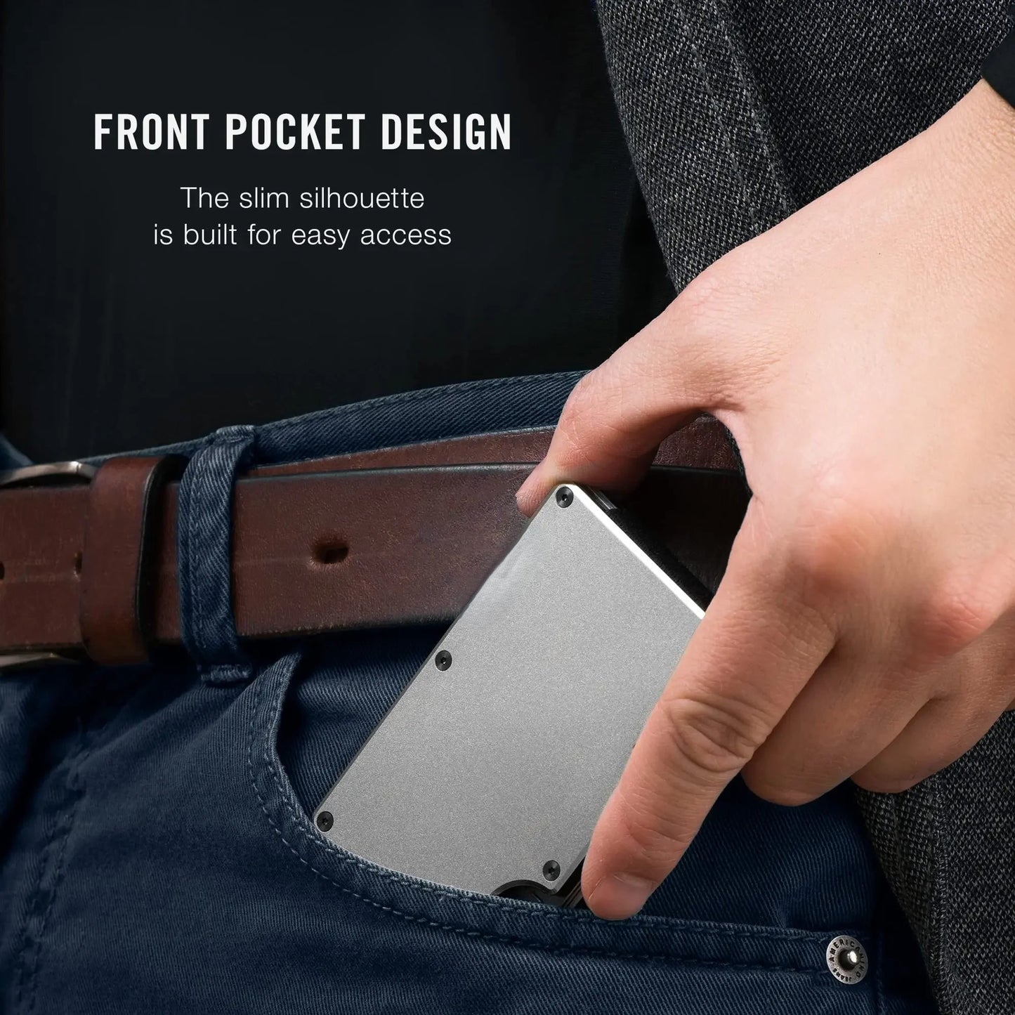 RFID Minimalist Slim Wallet and Credit Card Holder