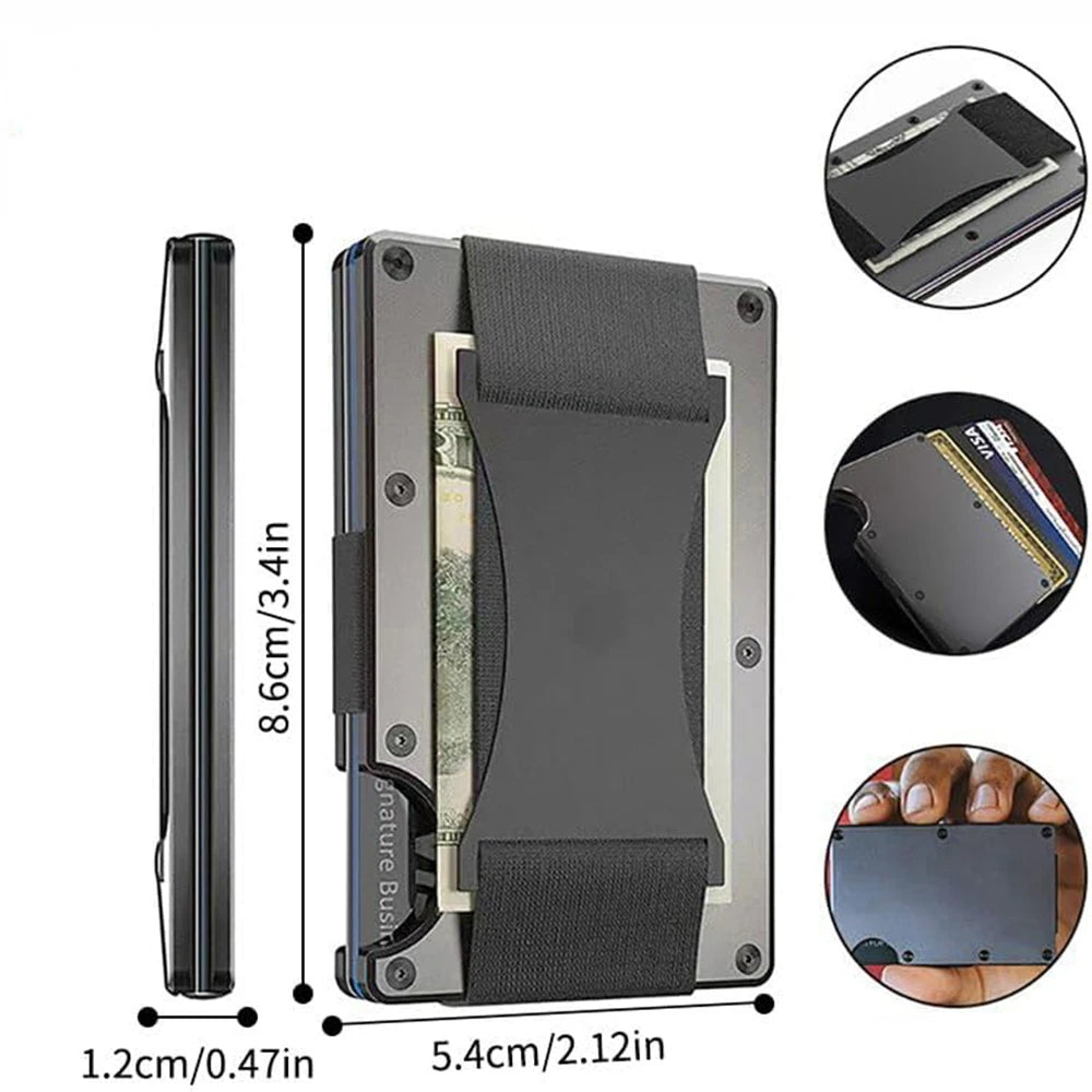 Forged Carbon Fiber Minimalist Slim Smart Wallet