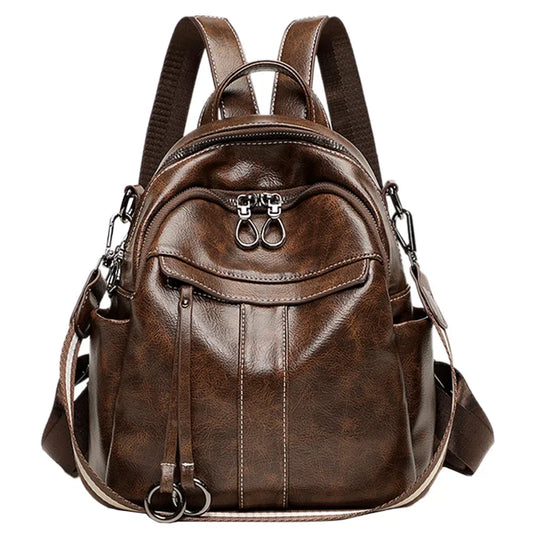 Genuine Leather Backpack for Women