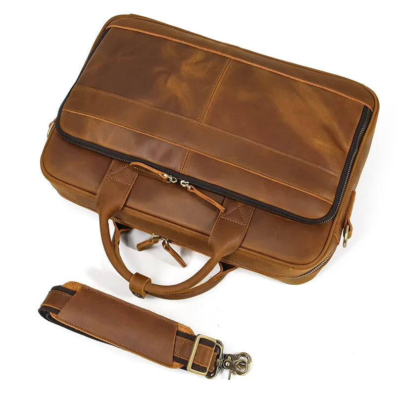 Genuine Leather Laptop Bag