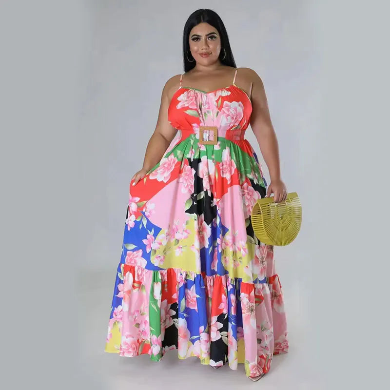 Ladies Plus Size Maxi Dress