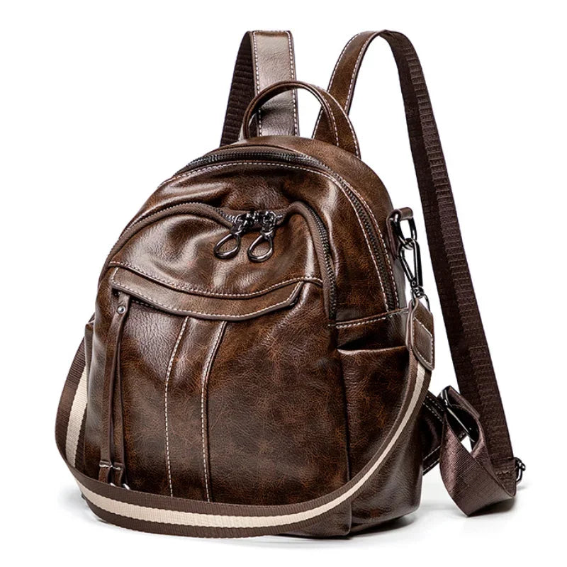 Genuine Leather Backpack for Women