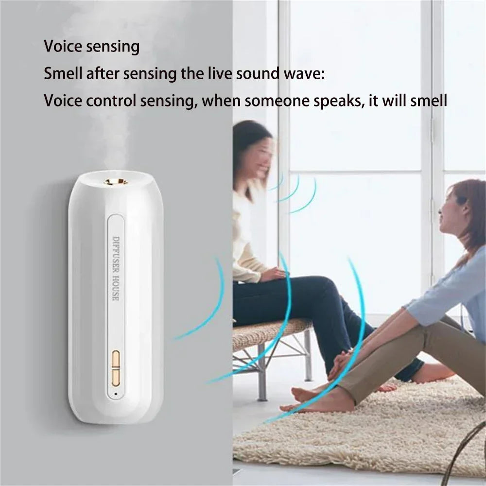 Mini Aromatherapy Machine with Smart Sensor and Voice Control