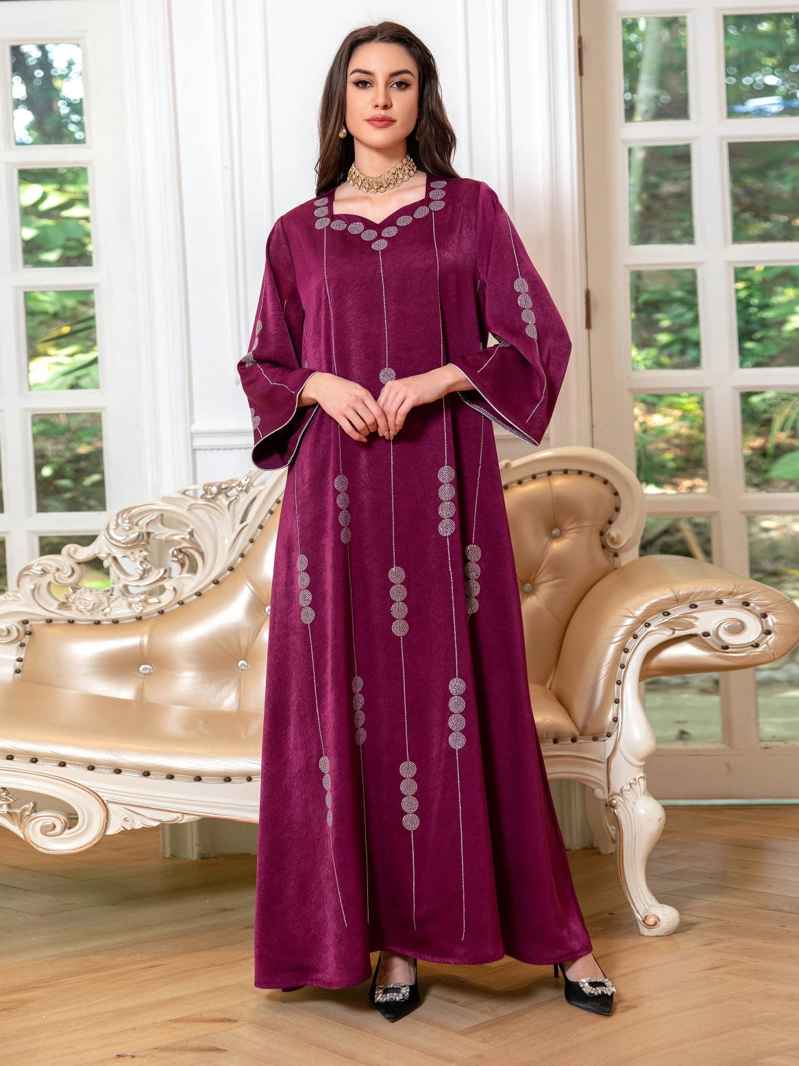 Women's Satin Abaya