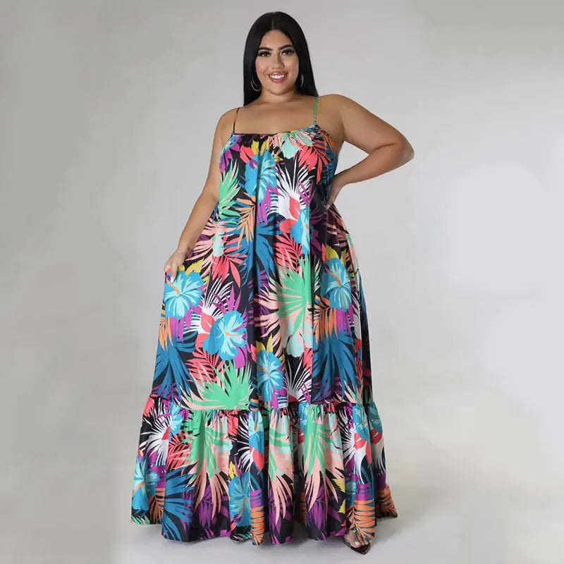 Ladies Plus Size Maxi Dress