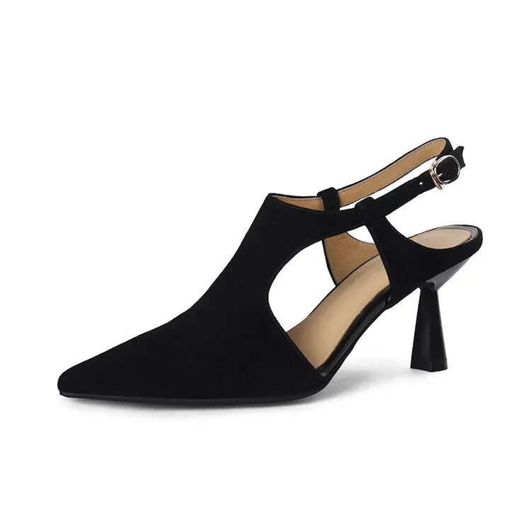 Women's Pointed Toe Suede Leather Shoes