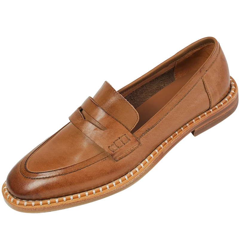 Women‘s Genuine Leather Casual Loafers