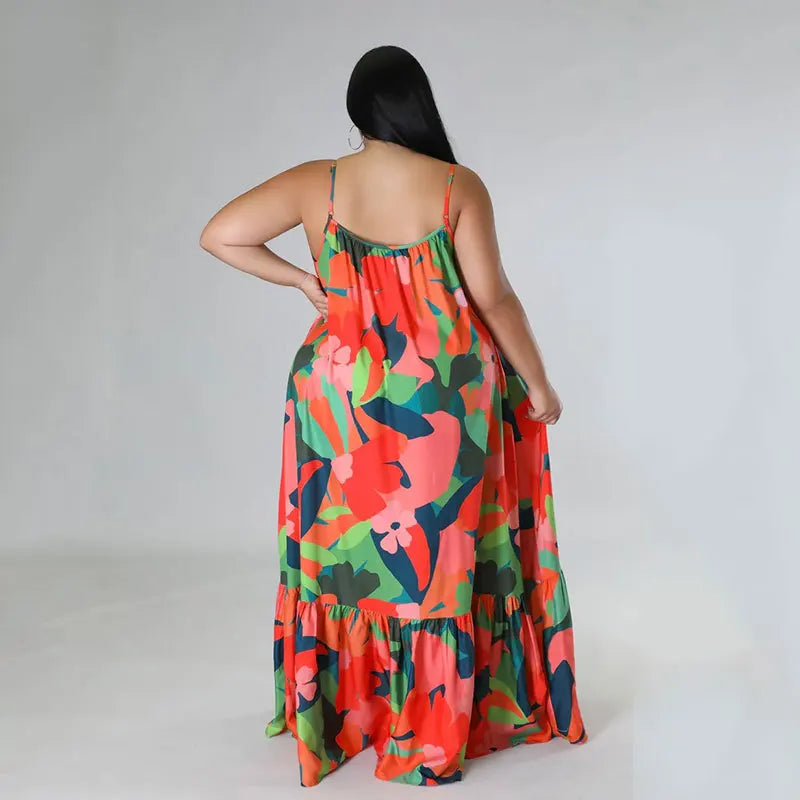 Ladies Plus Size Maxi Dress