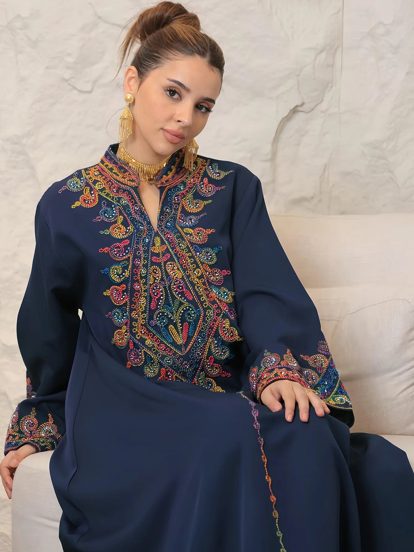 Women's Embroidered Kaftan