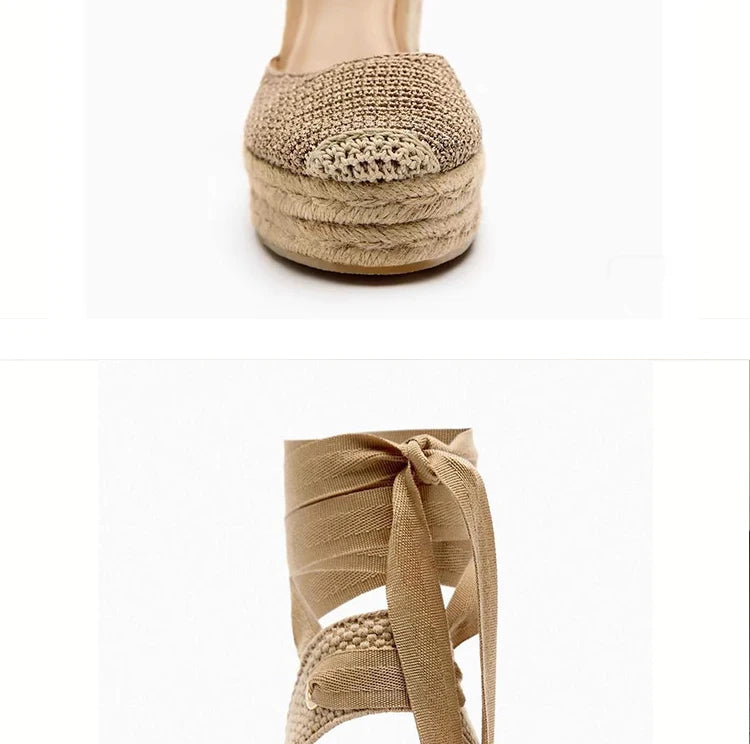 Women's Woven Wedge Heel Sandals