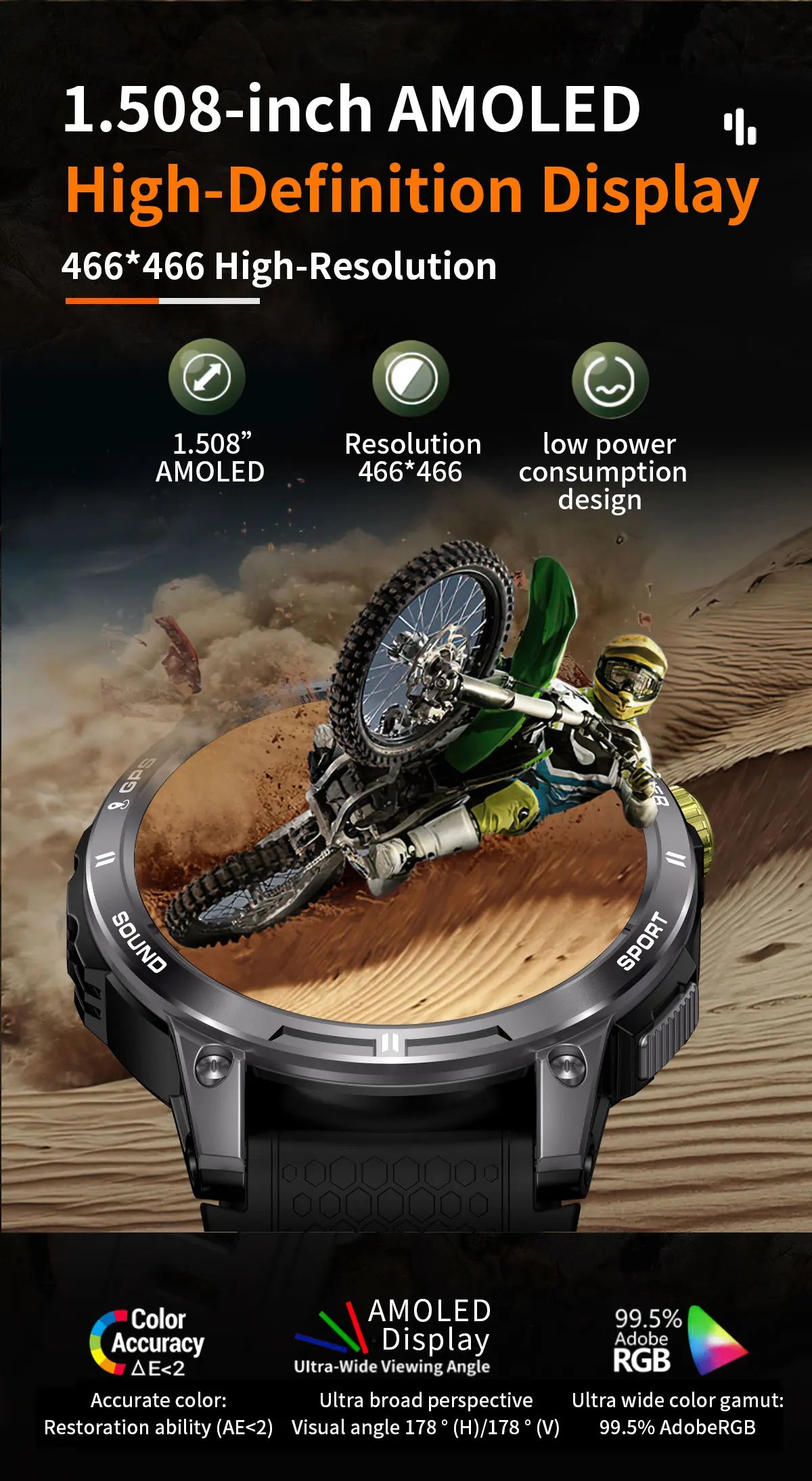 LIGE Men's Smartwatch