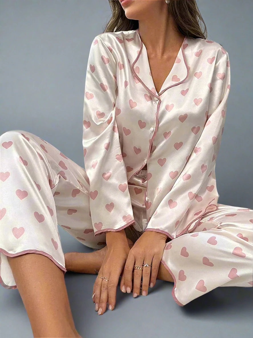 Women's Satin Sleepwear Set