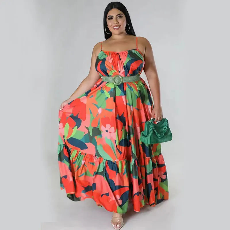 Ladies Plus Size Maxi Dress