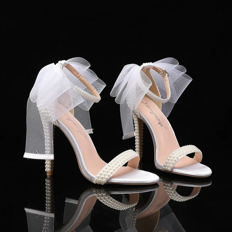 Women's Pearl Wedding Sandals