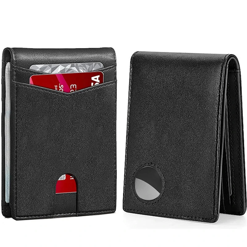 RFID Carbon Fiber AirTag Credit Card Holder