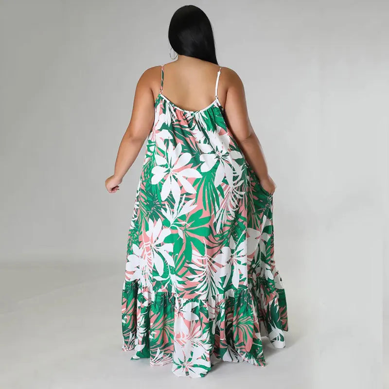 Ladies Plus Size Maxi Dress