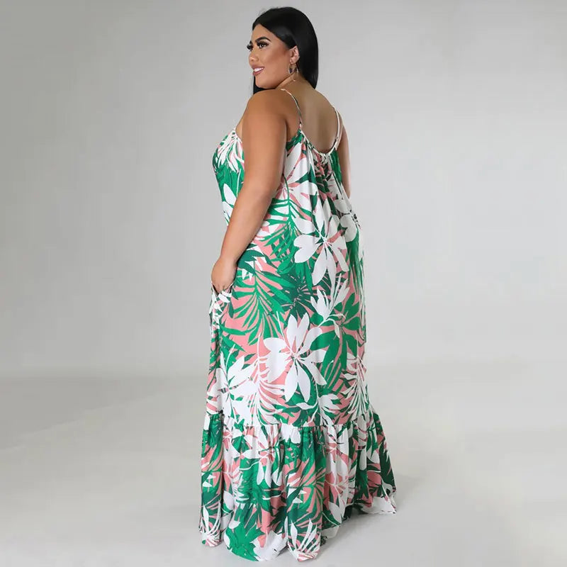 Ladies Plus Size Maxi Dress