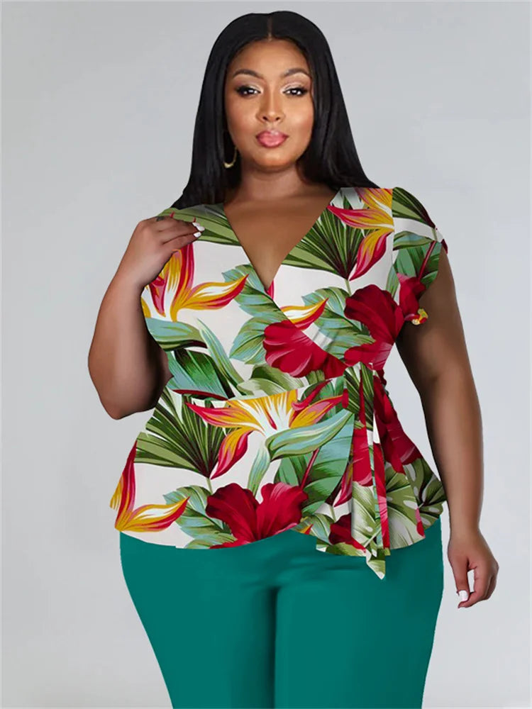 Ladies Plus Size  Two Piece Outfit