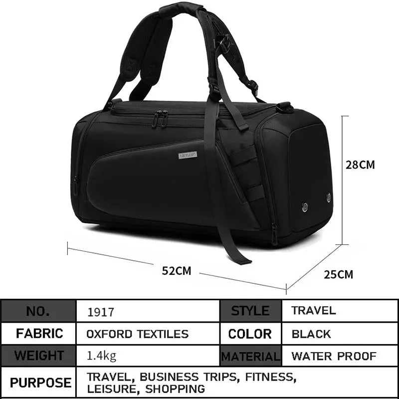 Multifunction Waterproof Travel Bag