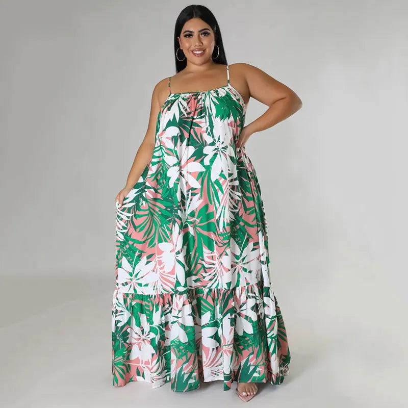 Ladies Plus Size Maxi Dress