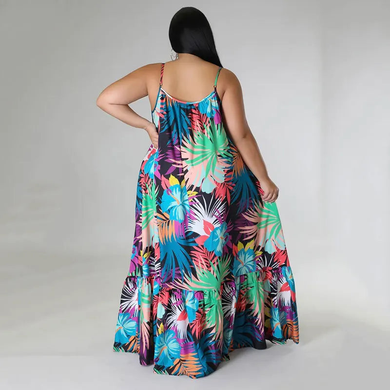 Ladies Plus Size Maxi Dress